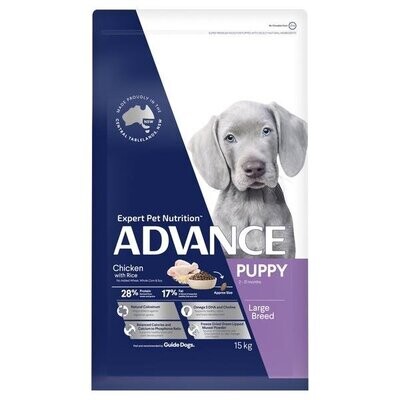 Advance Puppy Large Breed Chicken with Rice  - 3 kg , 15 kg & 20 kg