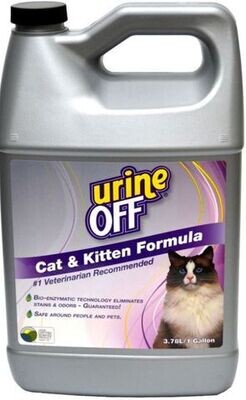 Urine Off Cat & Kitten Formula Odour & Stain Remover  - 3.78 litres