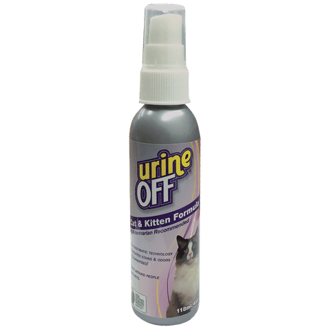 Urine Off Cat & Kitten Formula Odour & Stain Remover - 118 ml , 500 ml , 946 ml & 3.78 litres