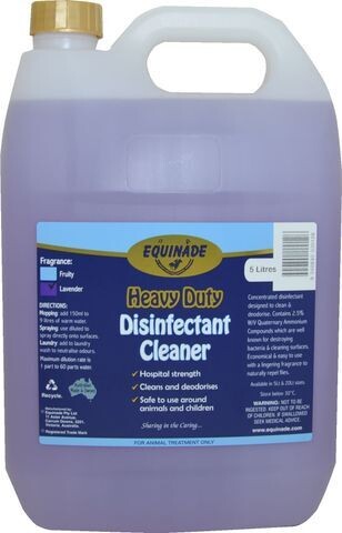 Equinade Heavy Duty Disinfectant - Fruity   5 litres or 20 litres