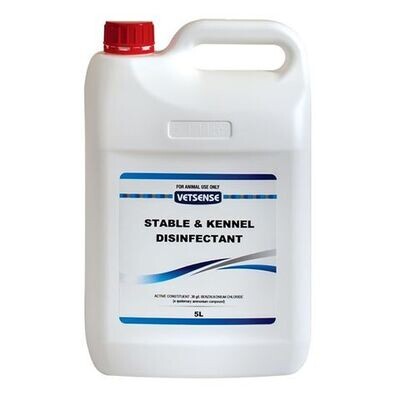 Vetsense Stable & Kennel Disinfectant - 5 litres & 20 litres