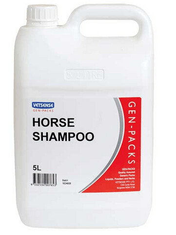 Vetsense GEN-PACK Horse Shampoo  -  5 litres & 20 litres