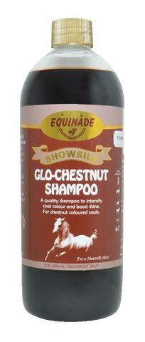 Equinade Showsilk Glo Chestnut Shampoo  -  500 ml or  1 litre