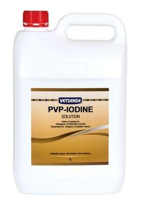 Vetsense PVP-Iodine Solution 5 litres
