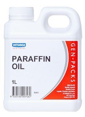 Vetsense Gen Packs Paraffin Oil  - 1 litre , 5 litres & 20 litres
