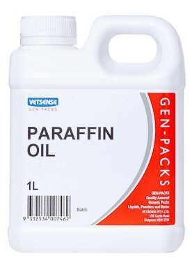 Vetsense Gen Packs Paraffin Oil - 1 litre , 5 litres & 20 litres