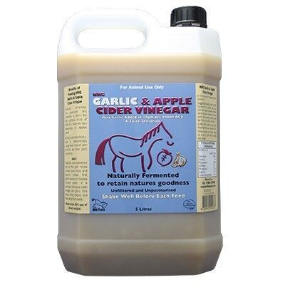 NRG Garlic Apple Cider Vinegar  -  5 litres & 20 litres