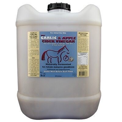 NRG Garlic Apple Cider Vinegar  -  20 litres