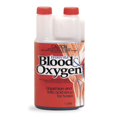 International Animal Health Ironvita Blood & Oxygen  -  1 litre , 5 litre & 25 litres