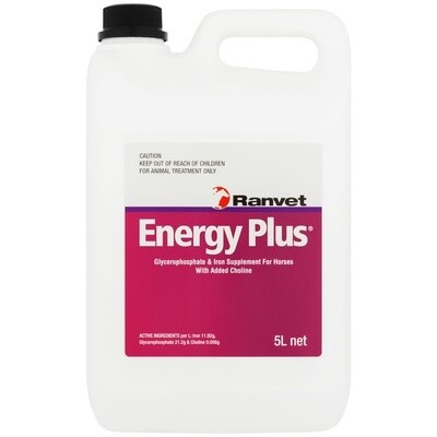 Ranvet Energy Plus  -  1  litre , 5 litres & 20 litres