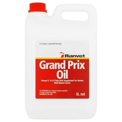 Ranvet Grand Prix Oil  -  5 litres & 20 litres