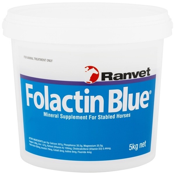 Ranvet Folactin Blue Racing Formula  -  5 kg  & 20 kg