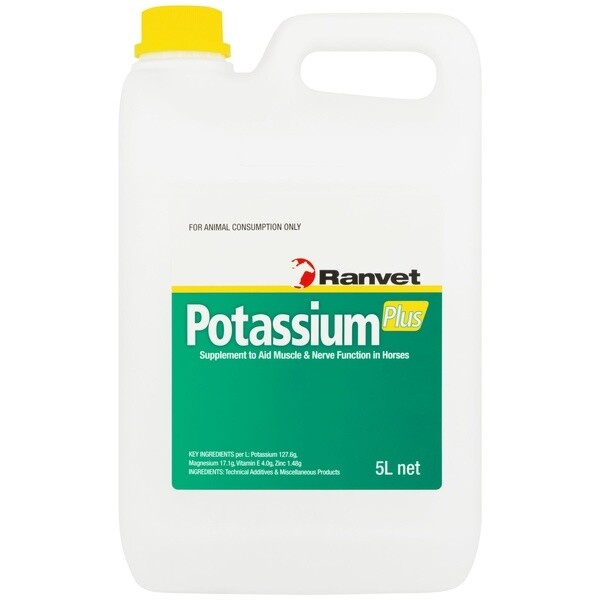 Ranvet Potassium Plus  -  5 litres & 20 litres
