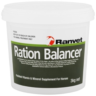 Ranvet Ration Balancer Pellet 3 kg & 15 kg