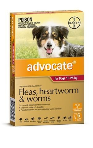 Advocate Dog 10-25 kgs Large  -    6 pack