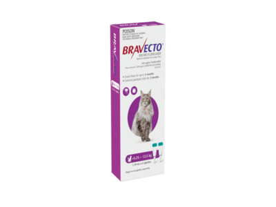 Bravecto Spot On Cat  1 tube  - 6.25 - 12.5 kg