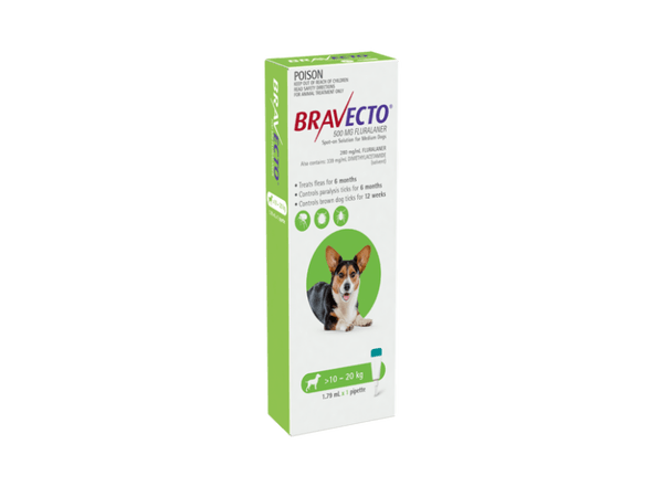 Bravecto Spot On Dog  -  10 kg - 20 kg