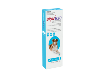 Bravecto Spot On Dog  -   20 kg - 40 kg Bravecto Spot On Dog  -   20 kg - 40 kg