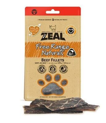 Zeal Free Range Naturals - Beef Fillets - 125 grams