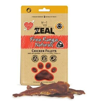 Zeal Free Range Naturals - Chicken Fillets - 125 grams