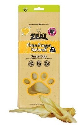 Zeal Free Range Naturals - Sheep Ears - 125 grams