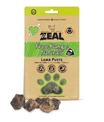 Zeal Free Range Naturals - Lamb Puffs - 85 grams