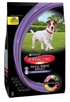 Supercoat Adult Small Breed  -  Beef   2.8 kg