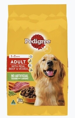 Pedigree Meaty Bites with Real Beef - 3 kg or 20 kg