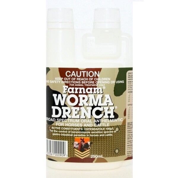 International Animal Health Worma Drench   250 ml or  1 litre