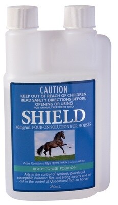 Pharmachem Shield Pour On Solution for Horses -  250 ml or 1 litre