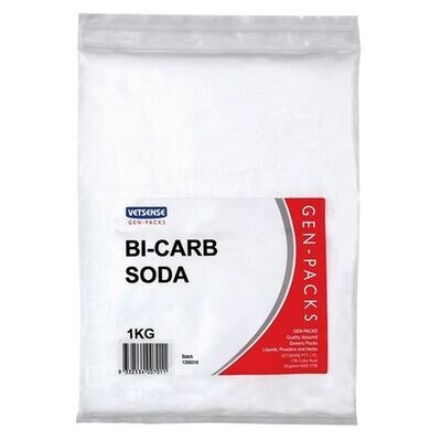 Vetsense GEN-PACK Bi Carb Soda  -  1 kg , & 5 kg