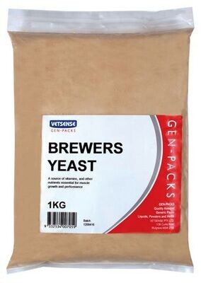 Vetsense Gen-Packs Brewers Yeast  -  1 kg , 2 kg or 5 kg