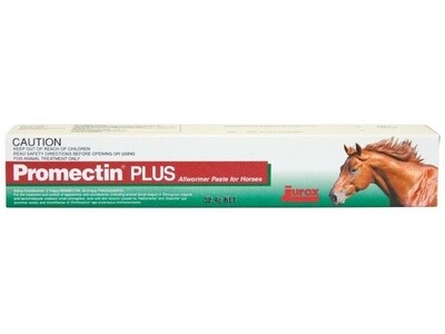 Jurox Promectin Plus Allwormer Paste for Horses - 32.4 grams or 20 tubes or 60 tube Stable bucket