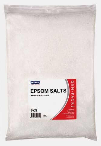 Vetsense Gen Packs Epsom Salts  -  5 kg