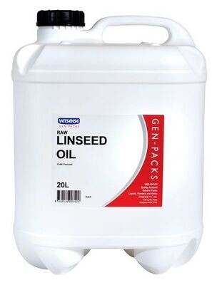 Vetsense Gen Packs Linseed Oil  -  20 litres Vetsense Gen Packs Linseed Oil  -  20 litres
