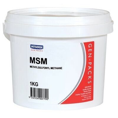 Vetsense Gen Packs MSM Powder 1kg