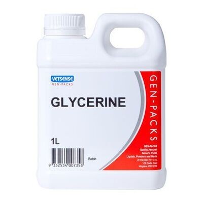 Vetsense Gen Packs Glycerine  -  5 litres