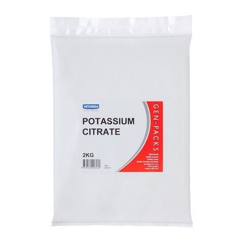 Vetsense Gen Packs Potassium Citrate  -  2 kg