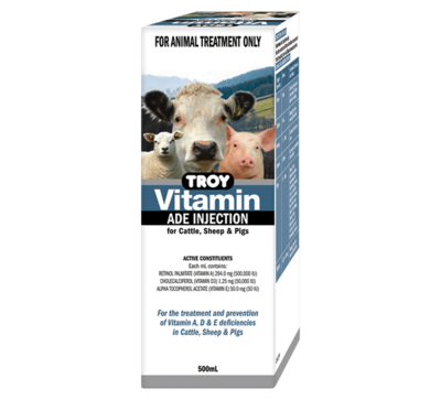 Troy Vitamin ADE Injection 500 ml