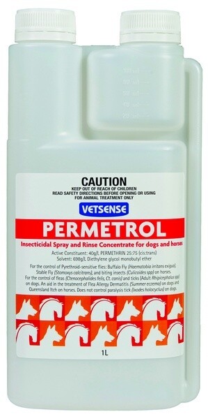 Vetsense Permetrol  -  250 ml or 1 litre