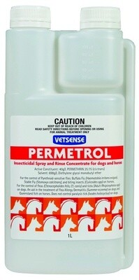 Vetsense Permetrol - 250 ml or 1 litre