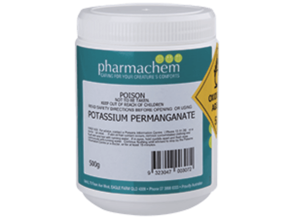 Pharmachem Potassium Permanganate (Condy’s Crystals)  500 grams