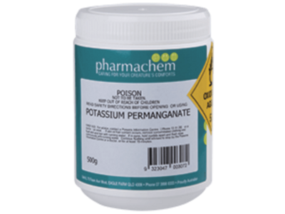 Pharmachem Potassium Permanganate (Condy’s Crystals)  500 grams