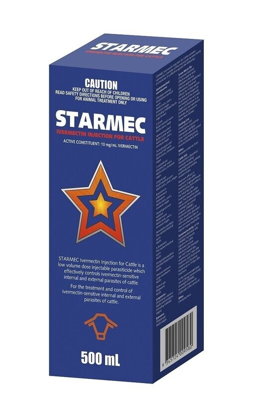 Starmec Cattle Ivermection Injection   500 ml