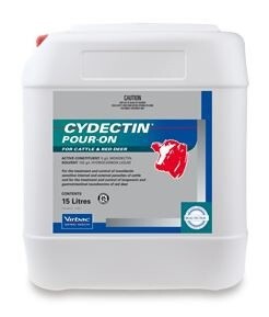 Virbac Cydectin Cattle Pour-on  -  500 ml , 2.5 litres , 5 litres or 15 litres