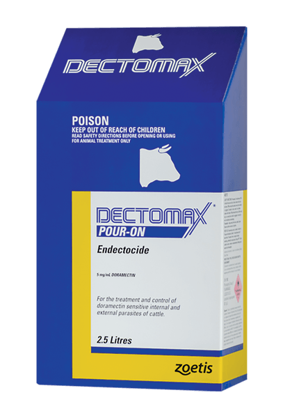 Zoetis Dectomax Pour On  -  2.5 litre or 5 litres