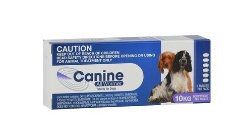 Value Plus Canine All Wormer  10 kg  -  6 tablets