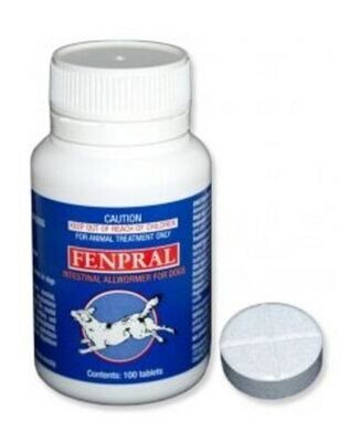 Fenpral Dog Allwormer 10 kg  -  100 tablets