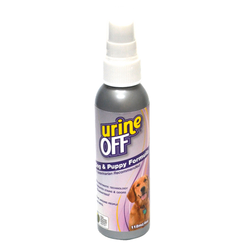 Urine Off Dog & Puppy Formula Odour & Stain Remover  - 118 ml , 500 ml , 946 ml & 3.78 litres