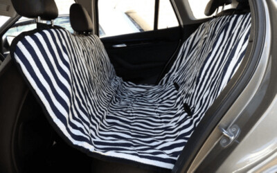 Mog & Bone Car Seat Cover - Navy Hampton Strip